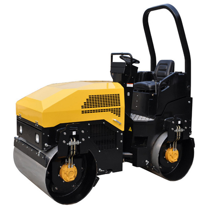 rollen-Verdichtungsgerät-Perkins-Maschine Poclain Motor und Sauer des Fahrer-3T pumpen Mini1.5ton